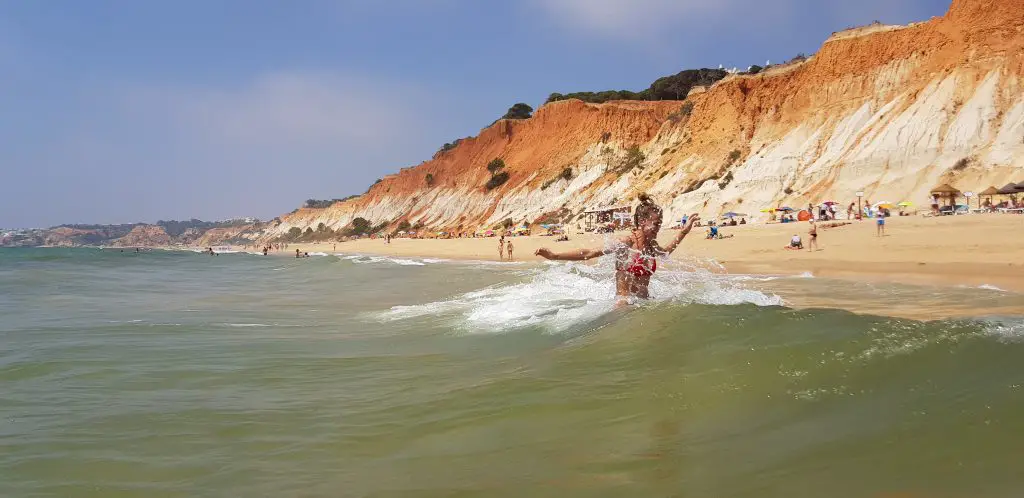 Best beaches near ALBUFEIRA Algarve in Portugal - Praia da Falésia