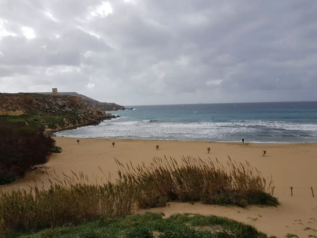 Best things to do in Malta and Gozo - Have a swim in Golden Beach Malta