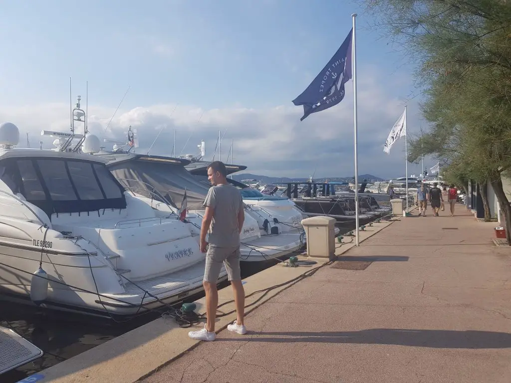 French Riviera things to do Get caught by a gendarme in St. Tropez.