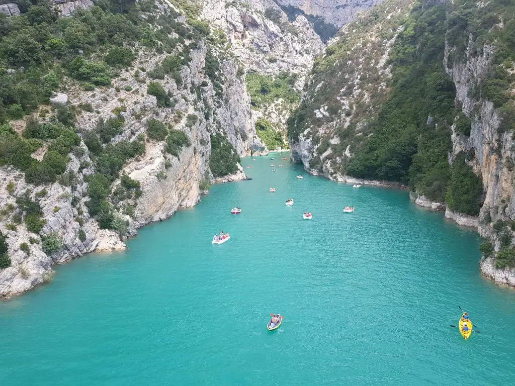 French Riviera things to do Go kayaking the Gorges du Verdon - Verdon Canyon.