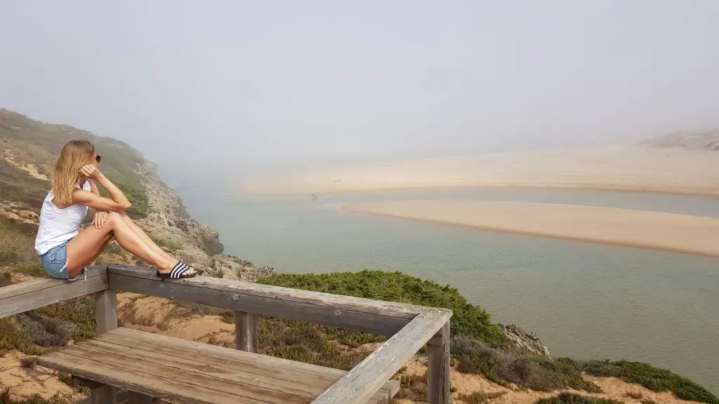 Best beaches in WESTERN ALGARVE Portugal - Praia da Amoriera