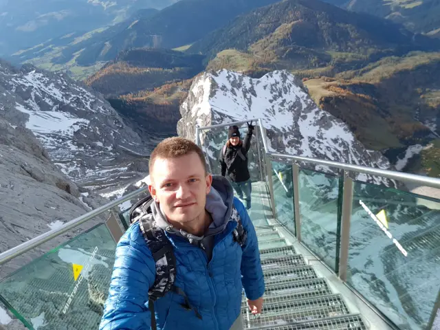 Travel Bucket List Ideas - Stay on the last step to… nothingness - Filzmoos Austria