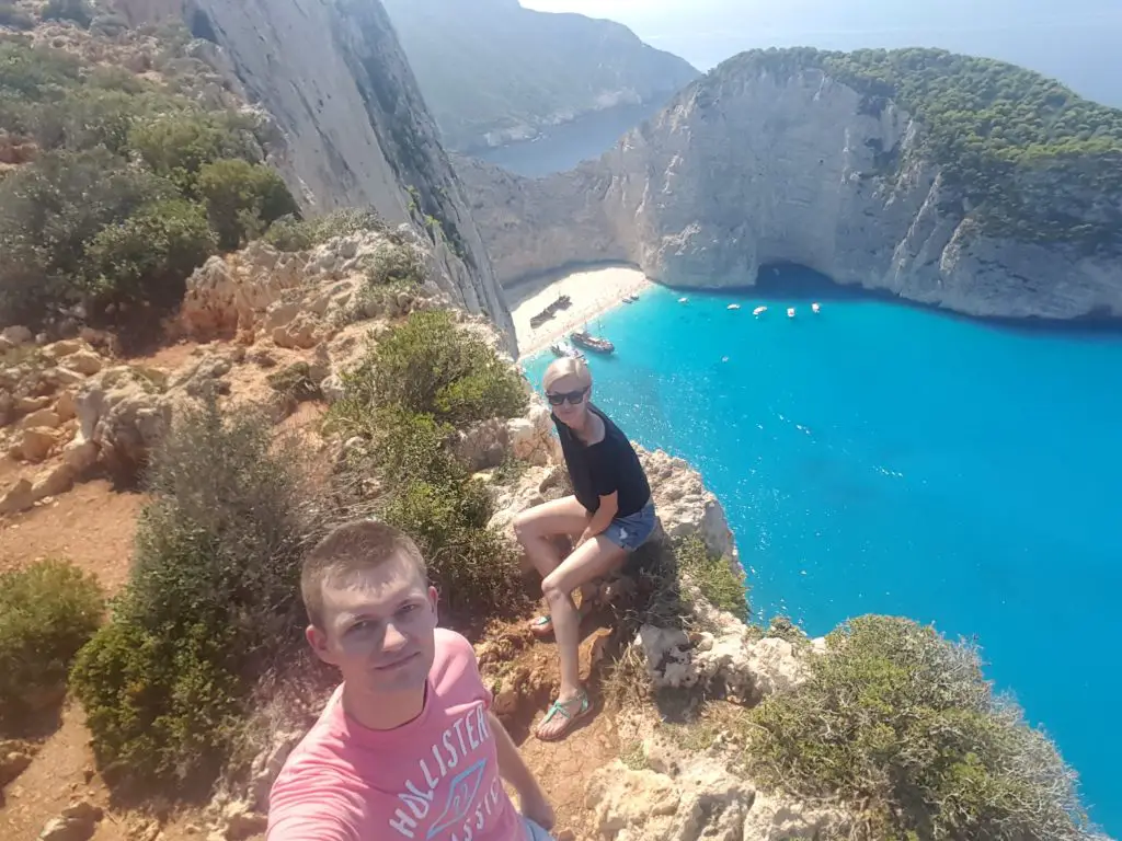Travel Bucket List Ideas - Take a selfie at Navagio Beach Greece