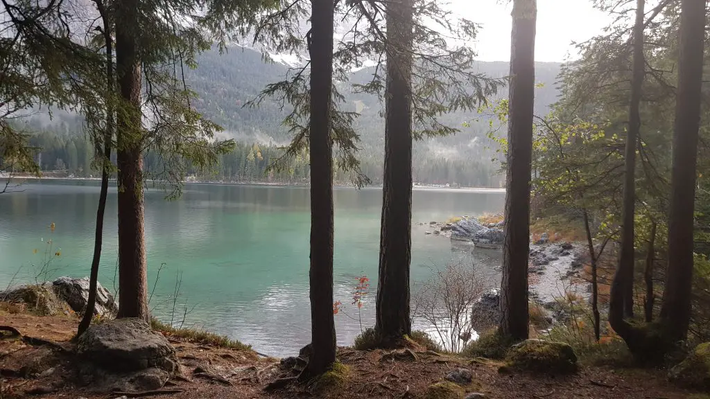 Eibsee Lake -Bavaria Germany -worth to visit