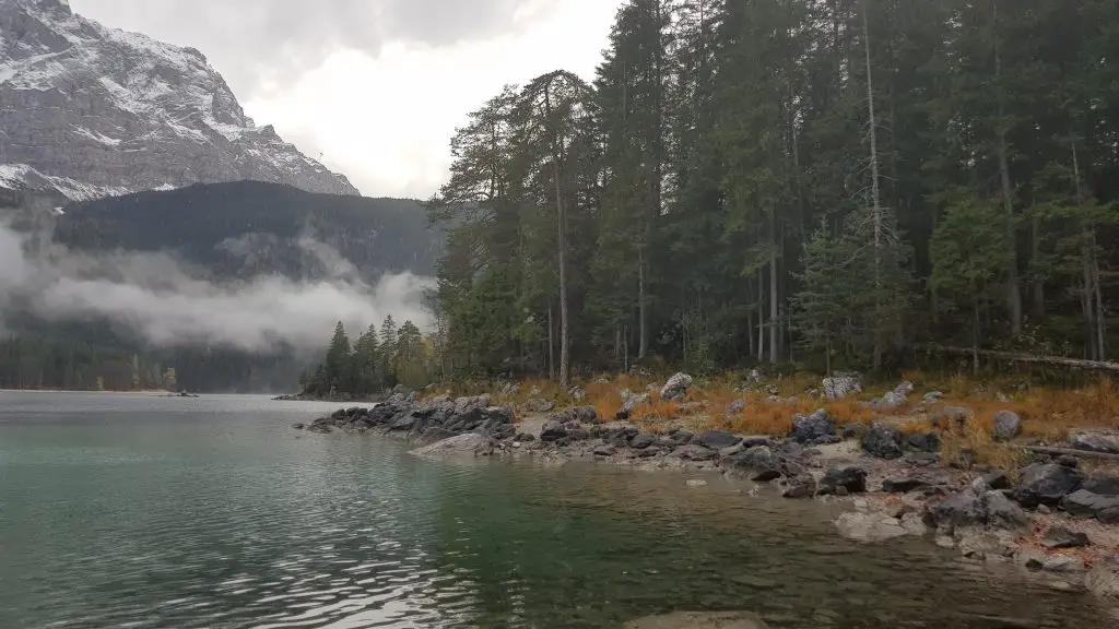 Eibsee Lake in Bavaria -worth to visit