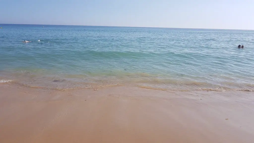 Best beaches near LAGOS - Praia de Porto de Mós Algarve