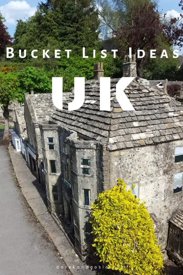 Bucket List Ideas UK - Things to do in the UK