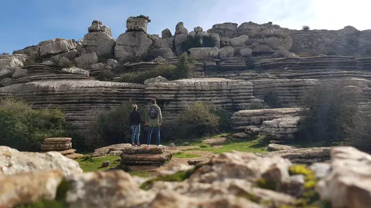Hike around Torcal de Antequera in Spain
