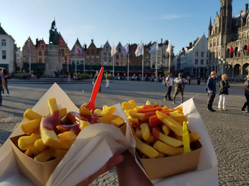 Eat Belgian fries