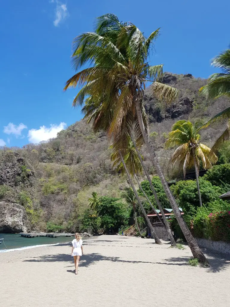 Soufrière beach park St Lucia