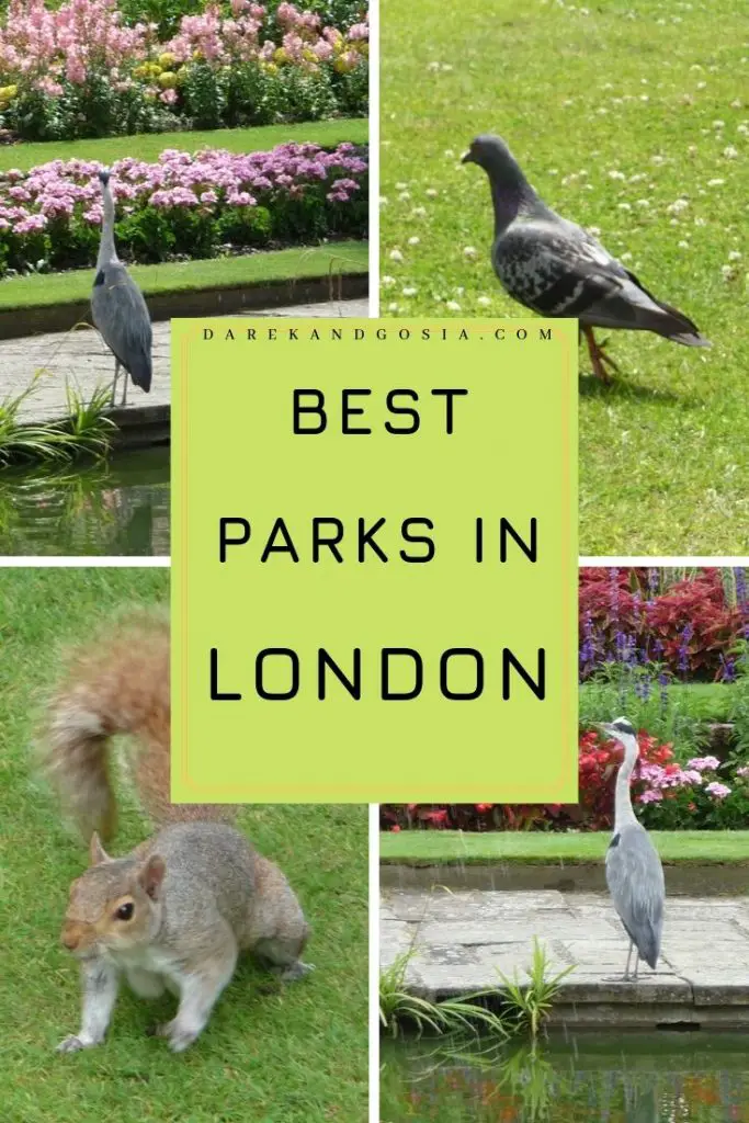 Beautiful parks in London