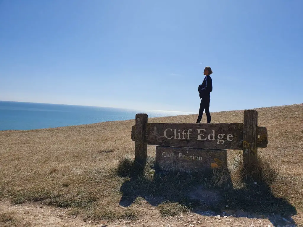 Cliff edge Seven Sisters