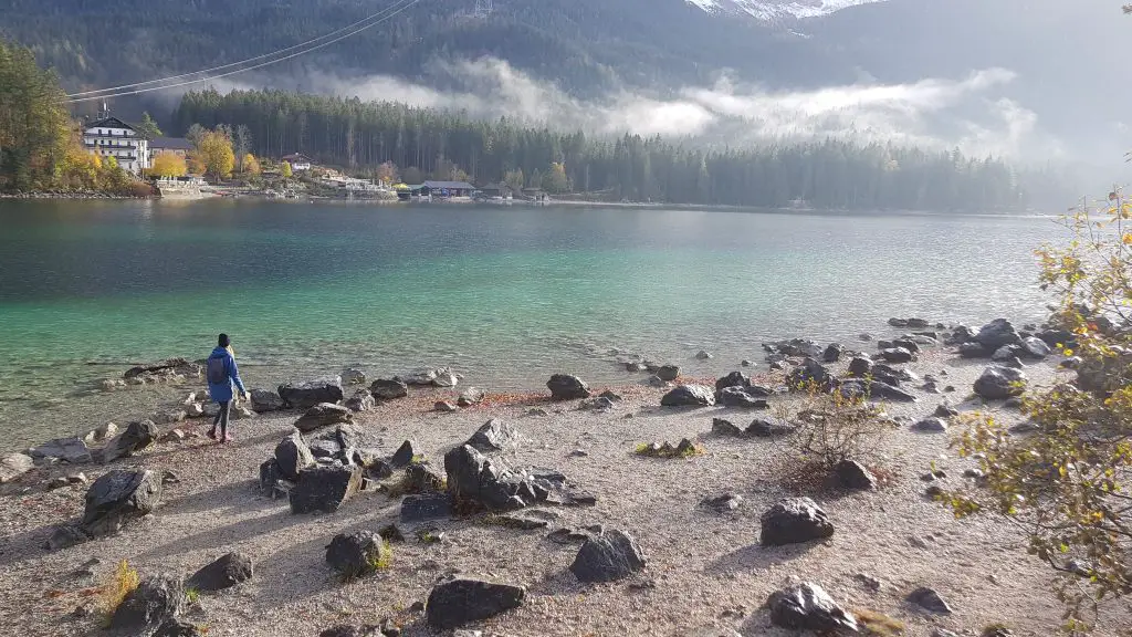 Hiking in Europe - Eibsee Lake - Germany