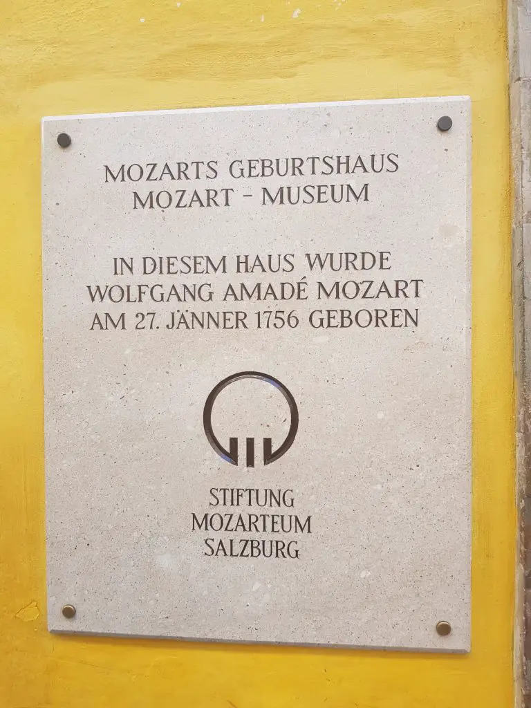 Mozart house in Salzburg