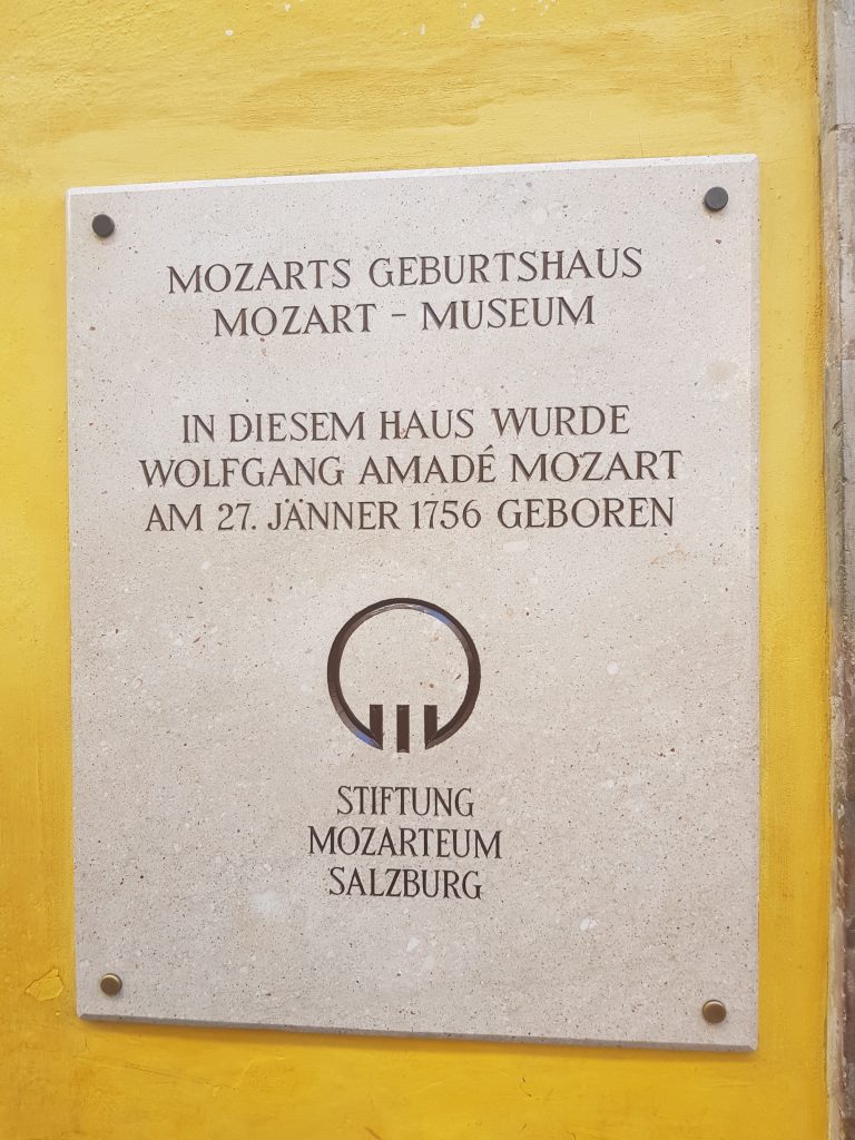 Mozart house in Salzburg