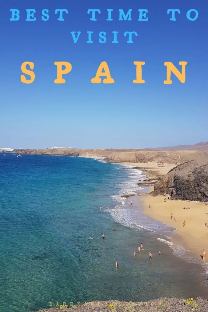 Best time to visit Spain