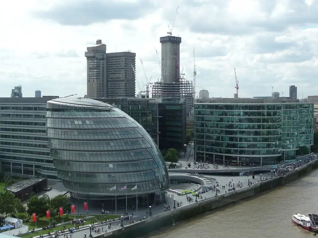 Famous landmarks in London - City Hall