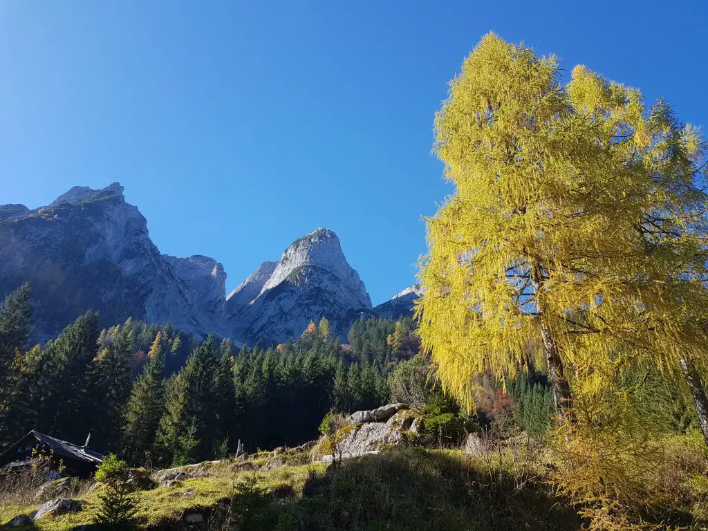 How were the Austrian Alps formed