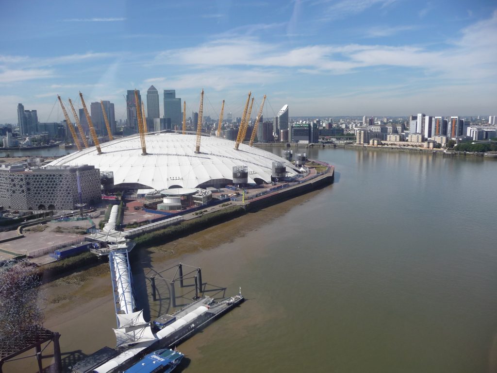 Landmarks in London - O2 Arena