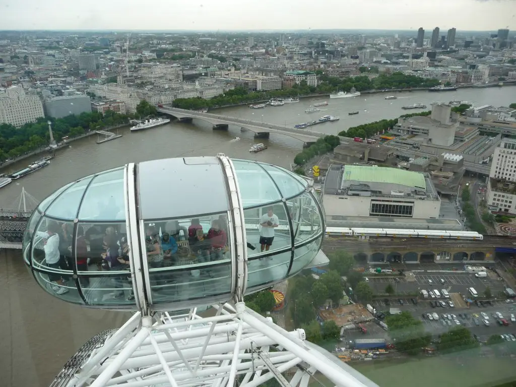 Landmarks in London - The London Eye