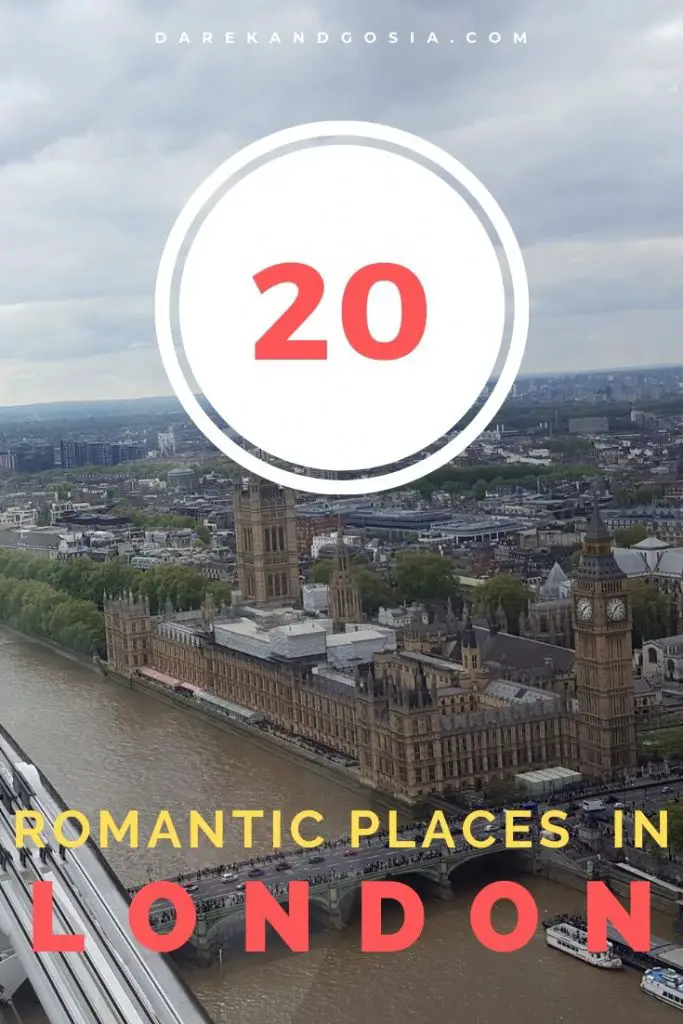 Most romantic places in London