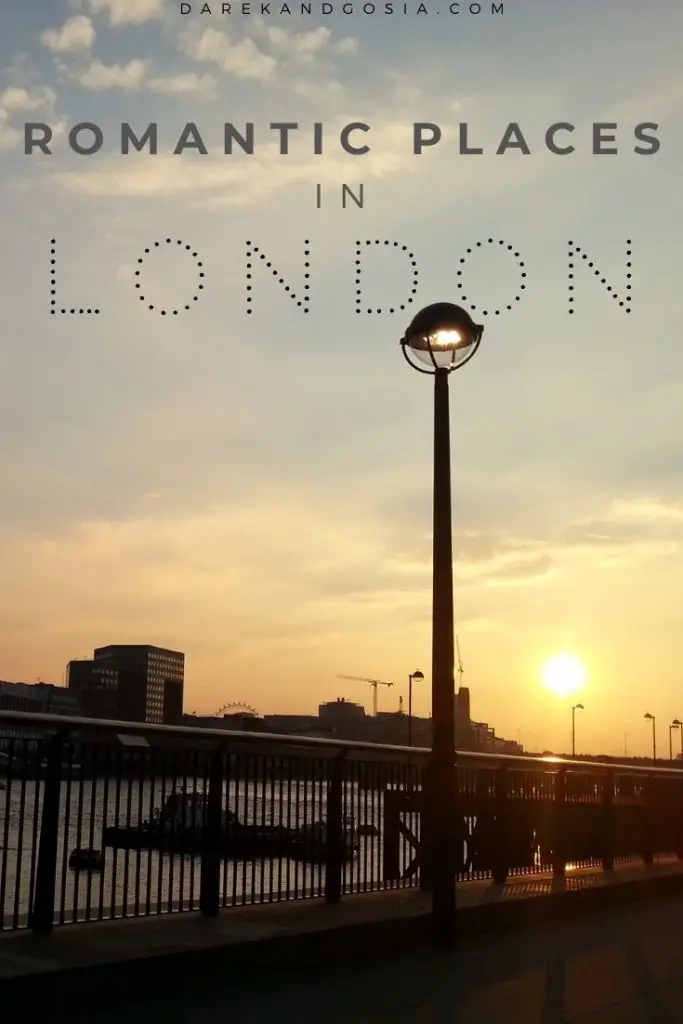 Romantic places in London