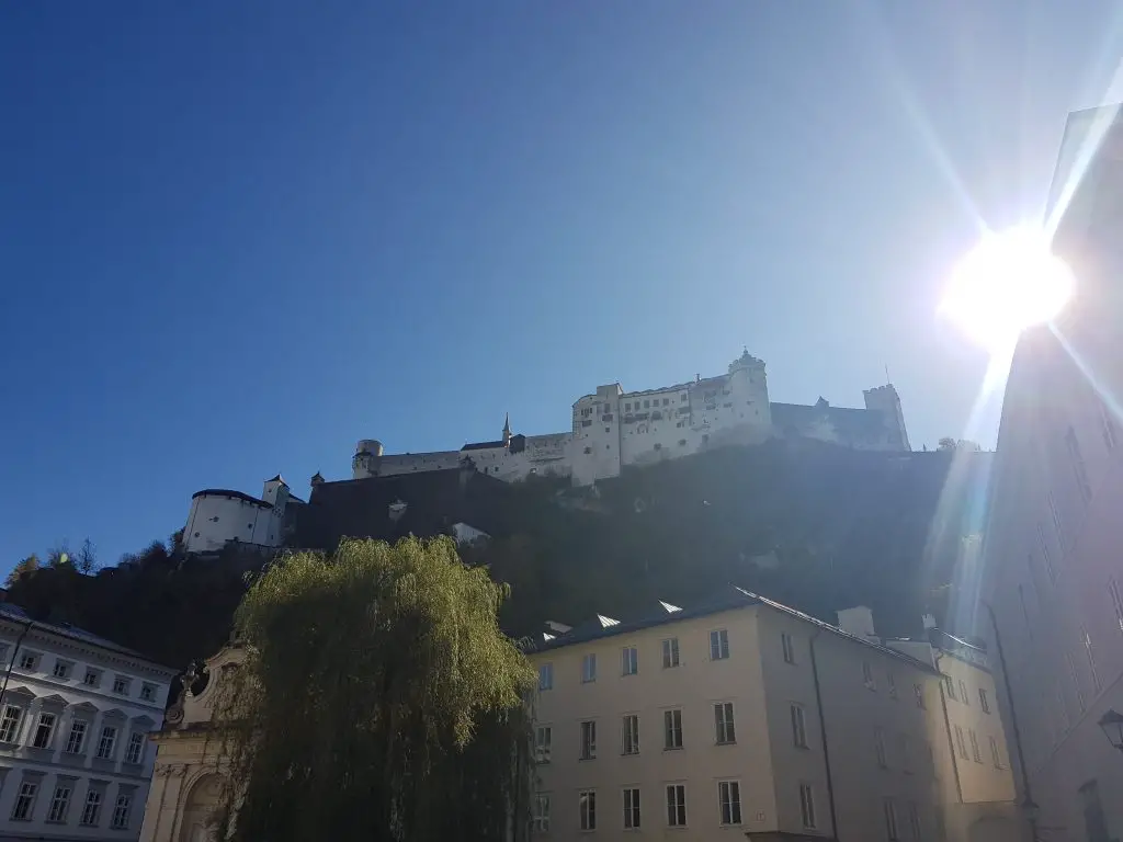 The Austrian Alps from Salzburg