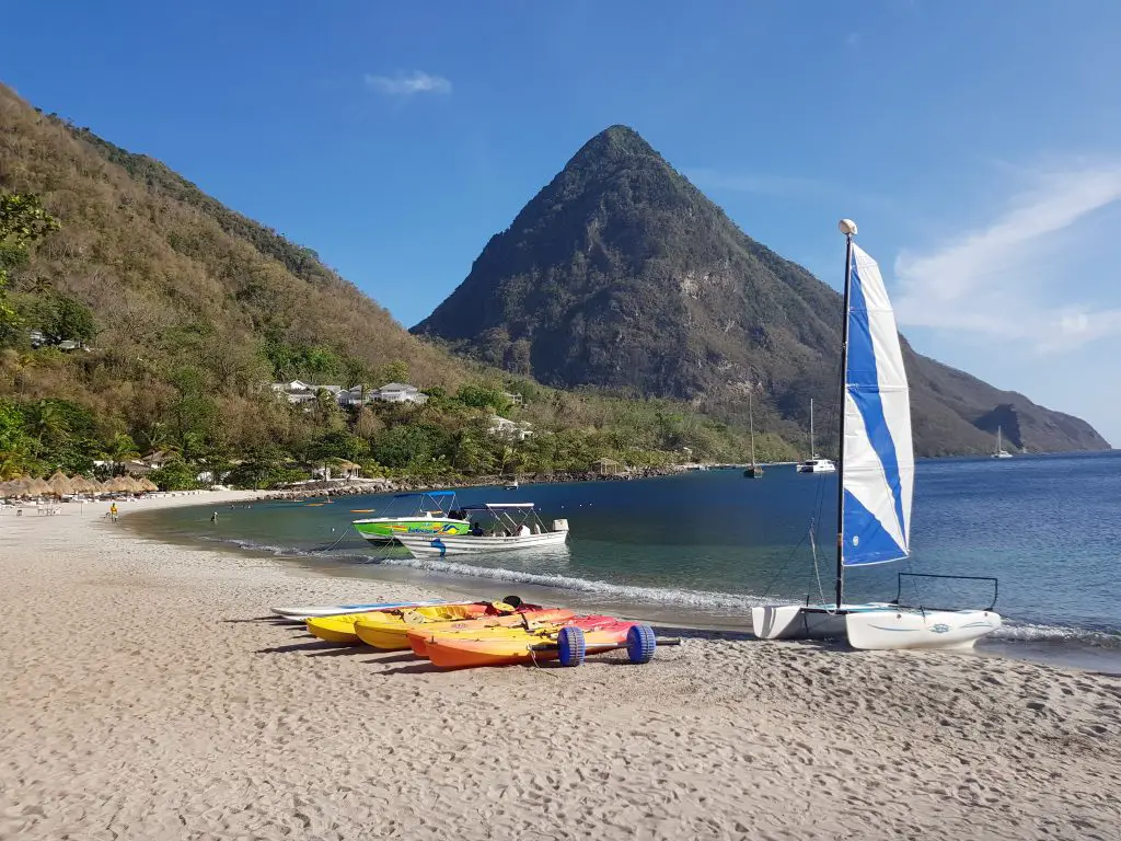 Best beaches in St Lucia - Sugar Beach