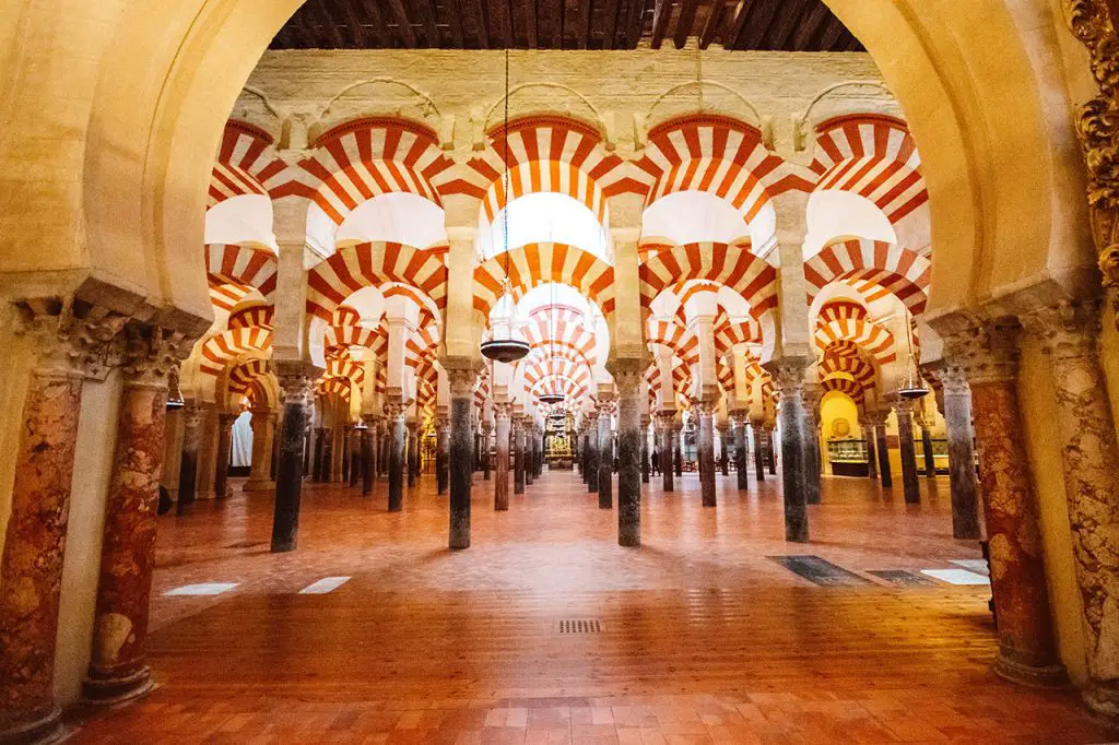 Mezquita - unique places to visit in Spain