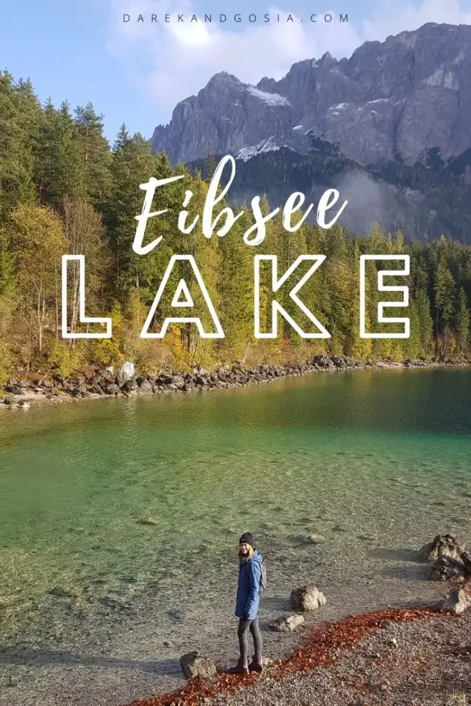 Eibsee Lake in Bavaria, Germany