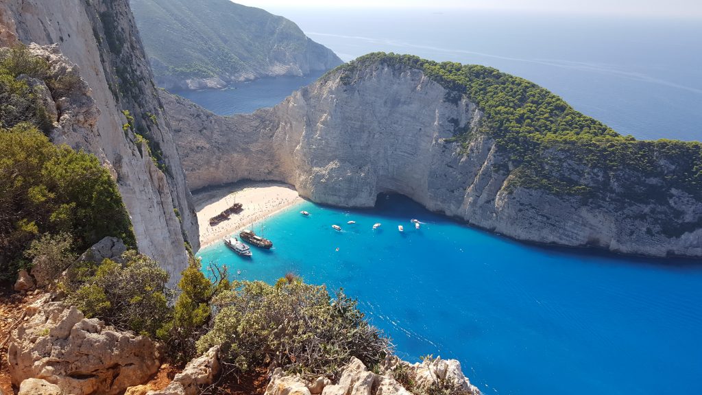 Natural wonders in Europe - Navagio Beach, Greece