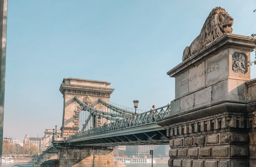 Famous bridges in Europe - Széchenyi Chain Bridge - Budapest, Hungary