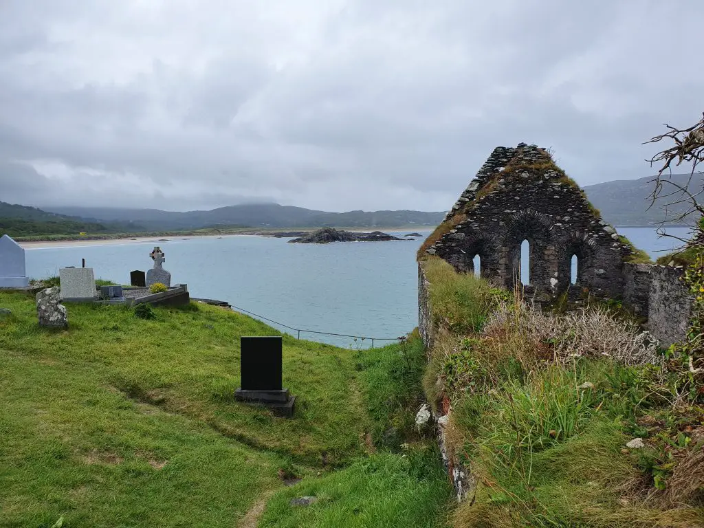 Most beautiful European churches - Ruins of Ahamore Abbey - Ring of Kerry, Ireland