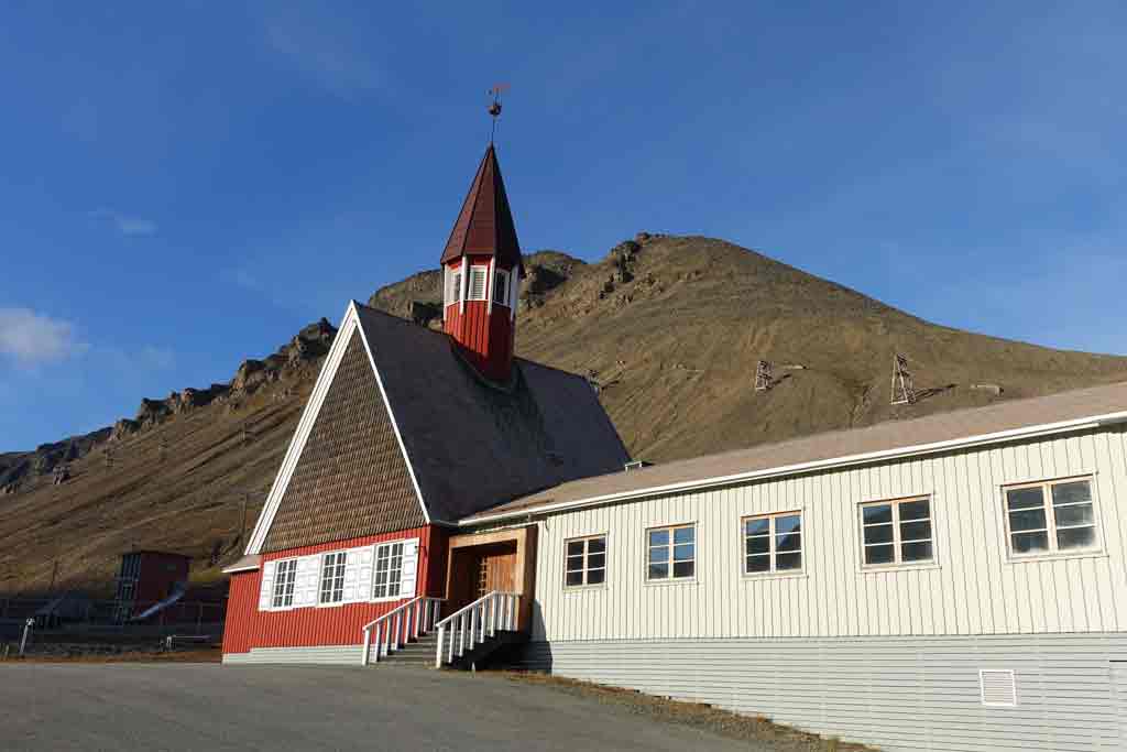 Most beautiful European churches - Svalbard Church - Longyearbyen in Svalbard, Norway