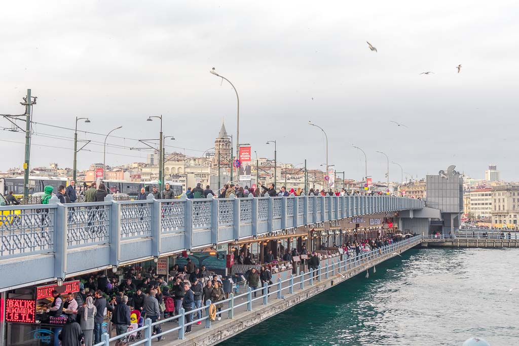 Most beautiful bridges in Europe - Galata Bridge - Istanbul, Turkey