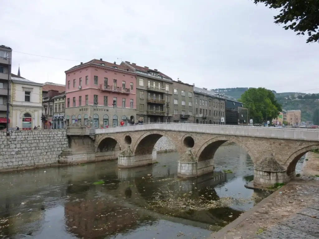 Most beautiful bridges in Europe - Latin Bridge - Sarajevo, Bosnia and Herzegovina