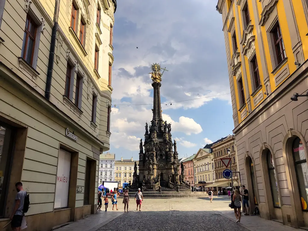 UNESCO sites in Europe - Holy Trinity Column in Olomouc, Czech Republic