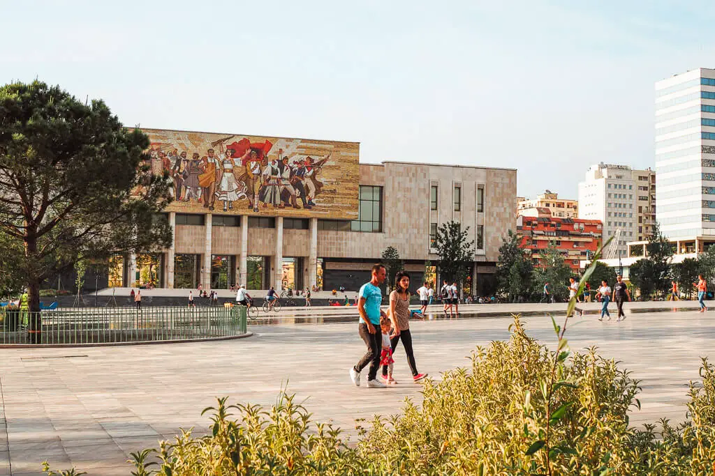 Amazingly stunning European squares - Skanderbeg Square, Tirana