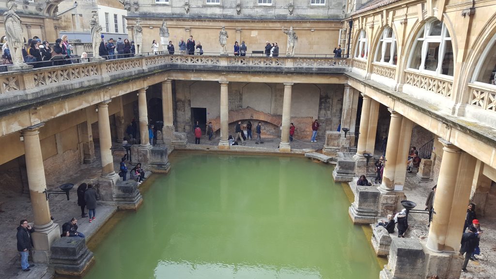 Famous landmarks in England - The Roman Baths