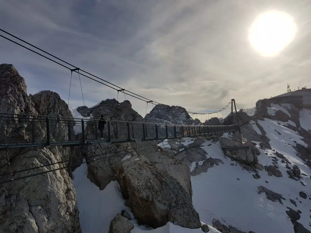 The best sunset spots in Europe - Suspension Bridge In Ramsau Am Dachstein, Austria