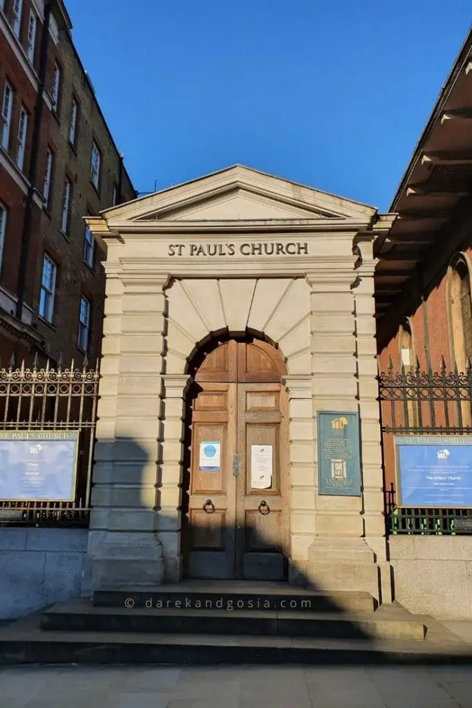 Covent Garden London - St Paul’s Church Covent Garden