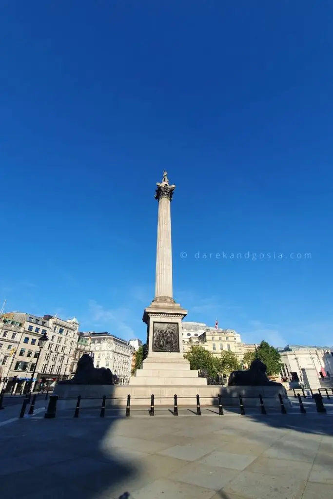 How tall is Nelson’s column
