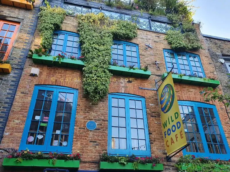 Neal’s Yard Covent Garden, London - Wild Food Café