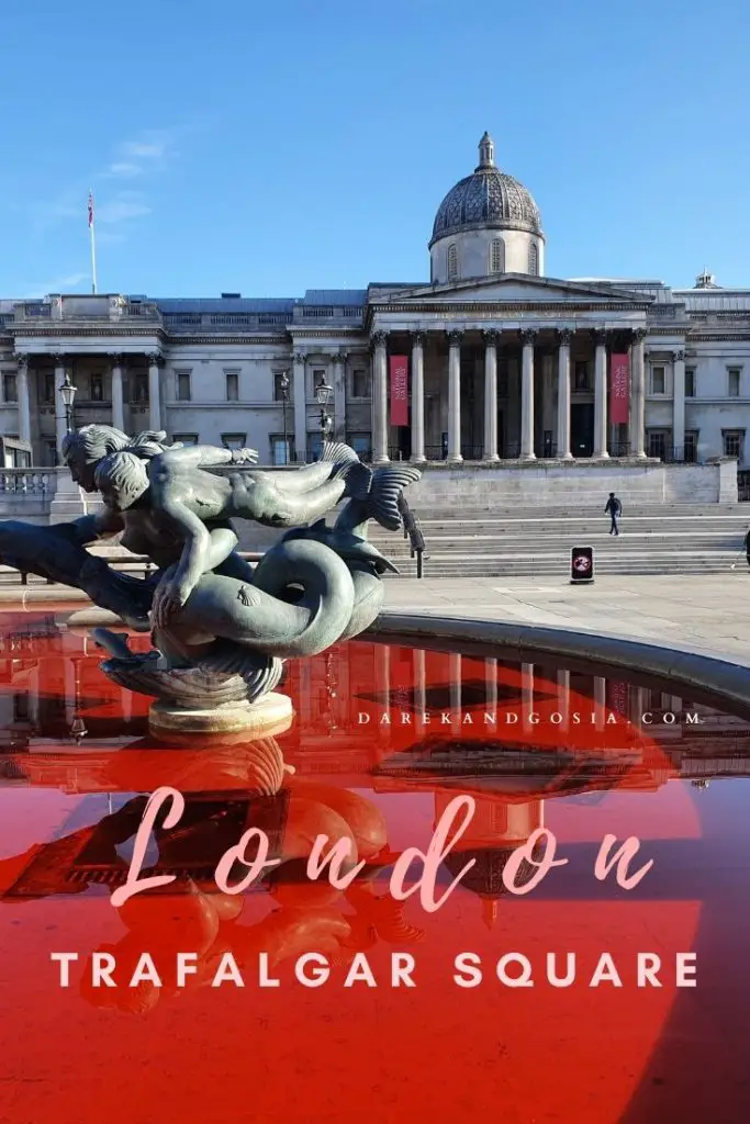 Trafalgar Square in London