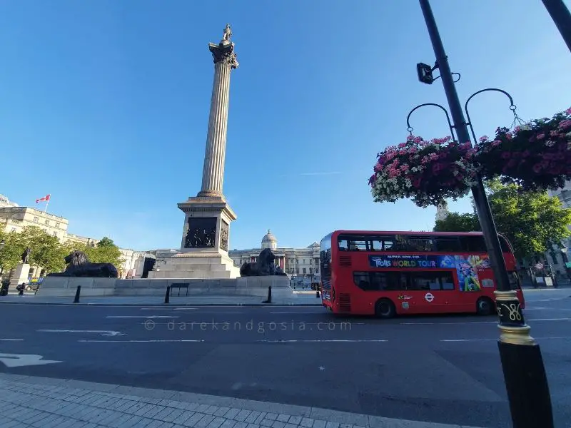 Trafalgar Square today