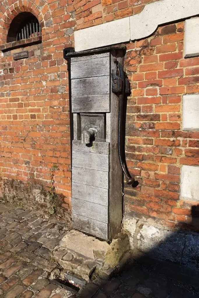 Amersham Buckinghamshire - The Market Hall Water Pump Amersham