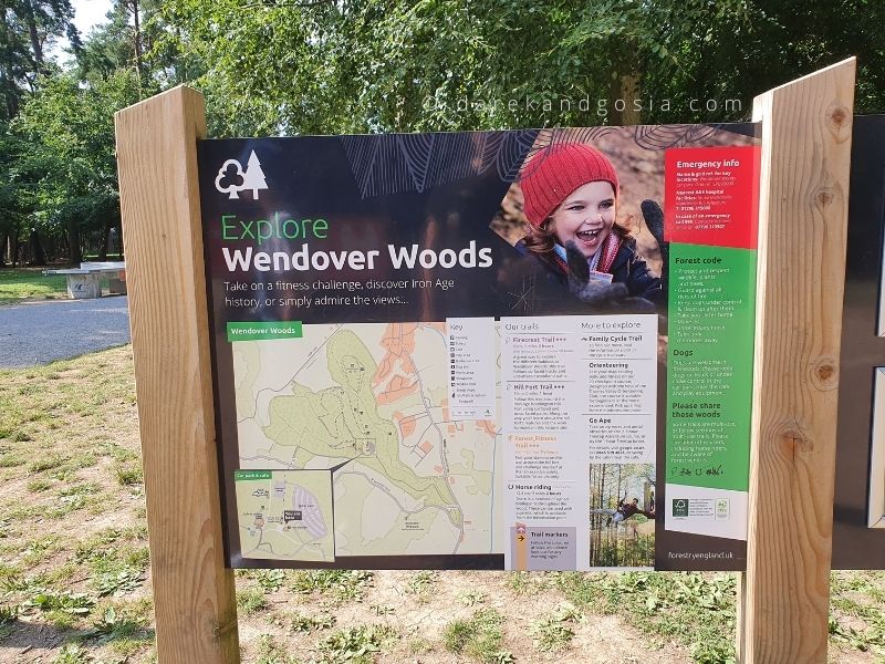 How far is Wendover Woods from London