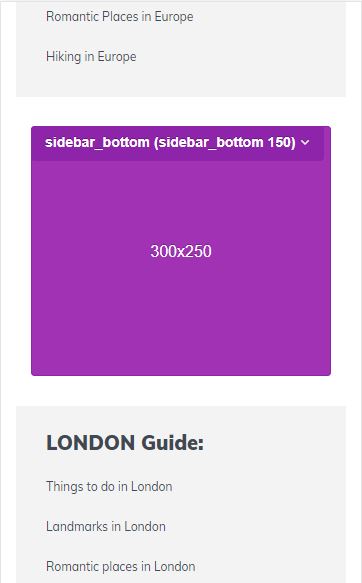 Sidebar - the killer of your site speed!