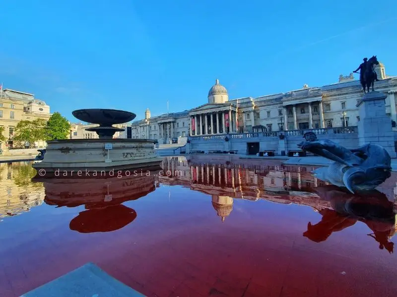 One day in London - Trafalgar Square
