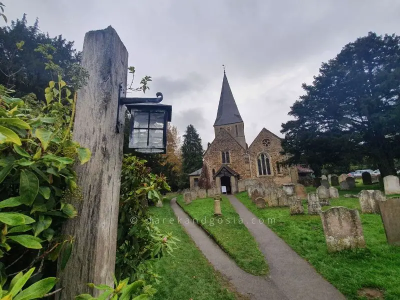 What to see in Shere Surrey - Church of St Peter and St Paul